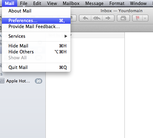 Setting up email in Apple Mail - Step 9