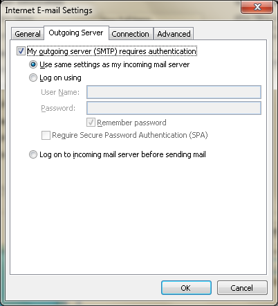 Setting up email in Microsoft Outlook - Step 9